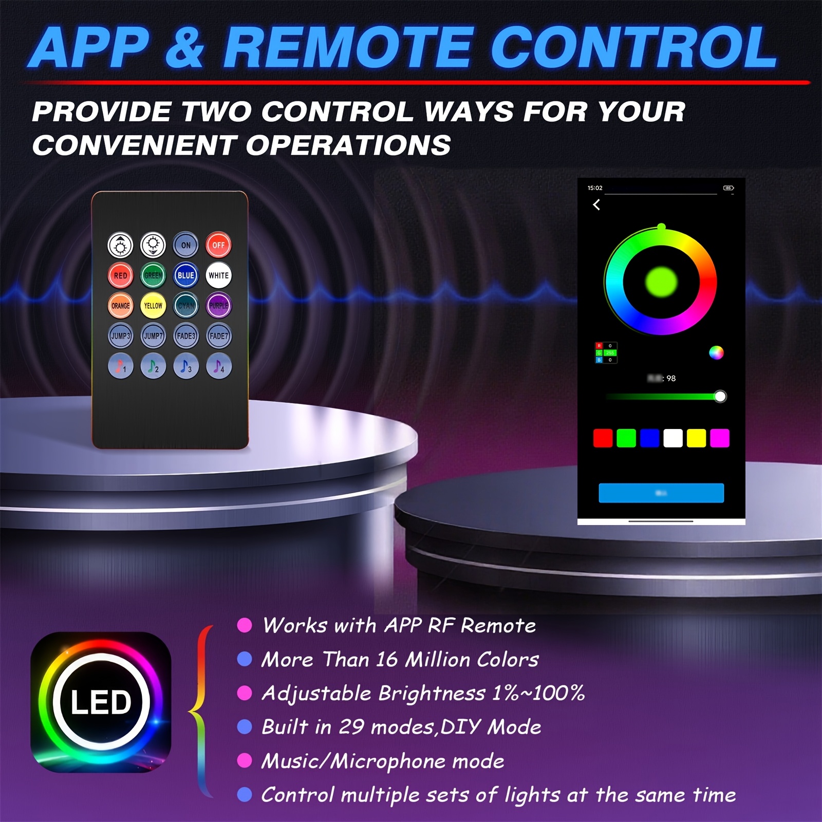Smart 9-in-1 LED Interior Ambi - Interior Design Apps recension och pris