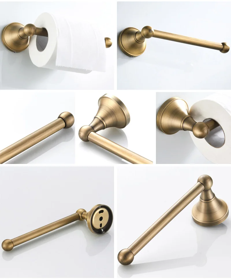 Bathroom Accessories Antique B - Antique Brass Hook recension och pris