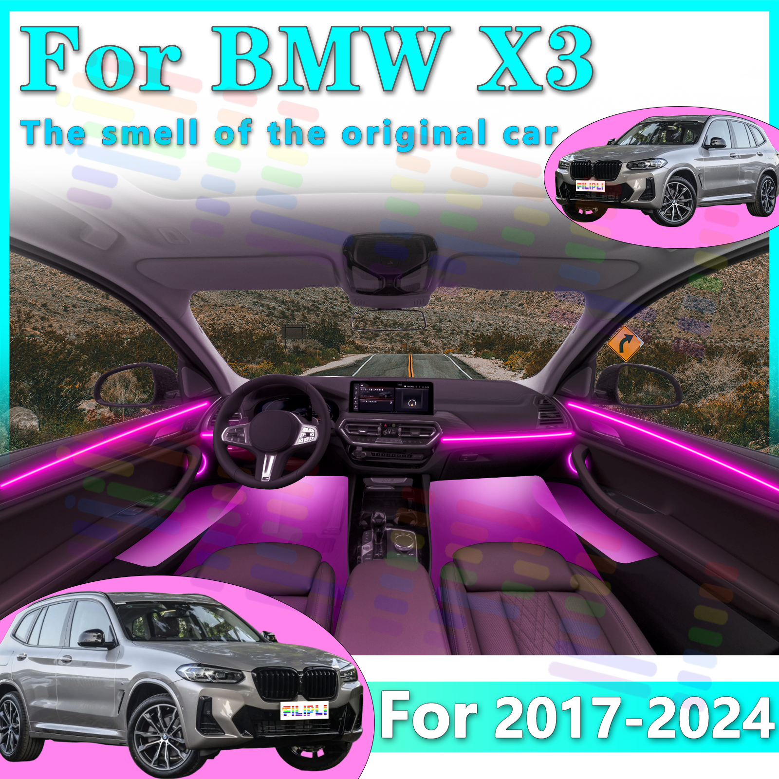 For BMW X3 G01 Elite Stealth D - Interior Design Apps recension och pris