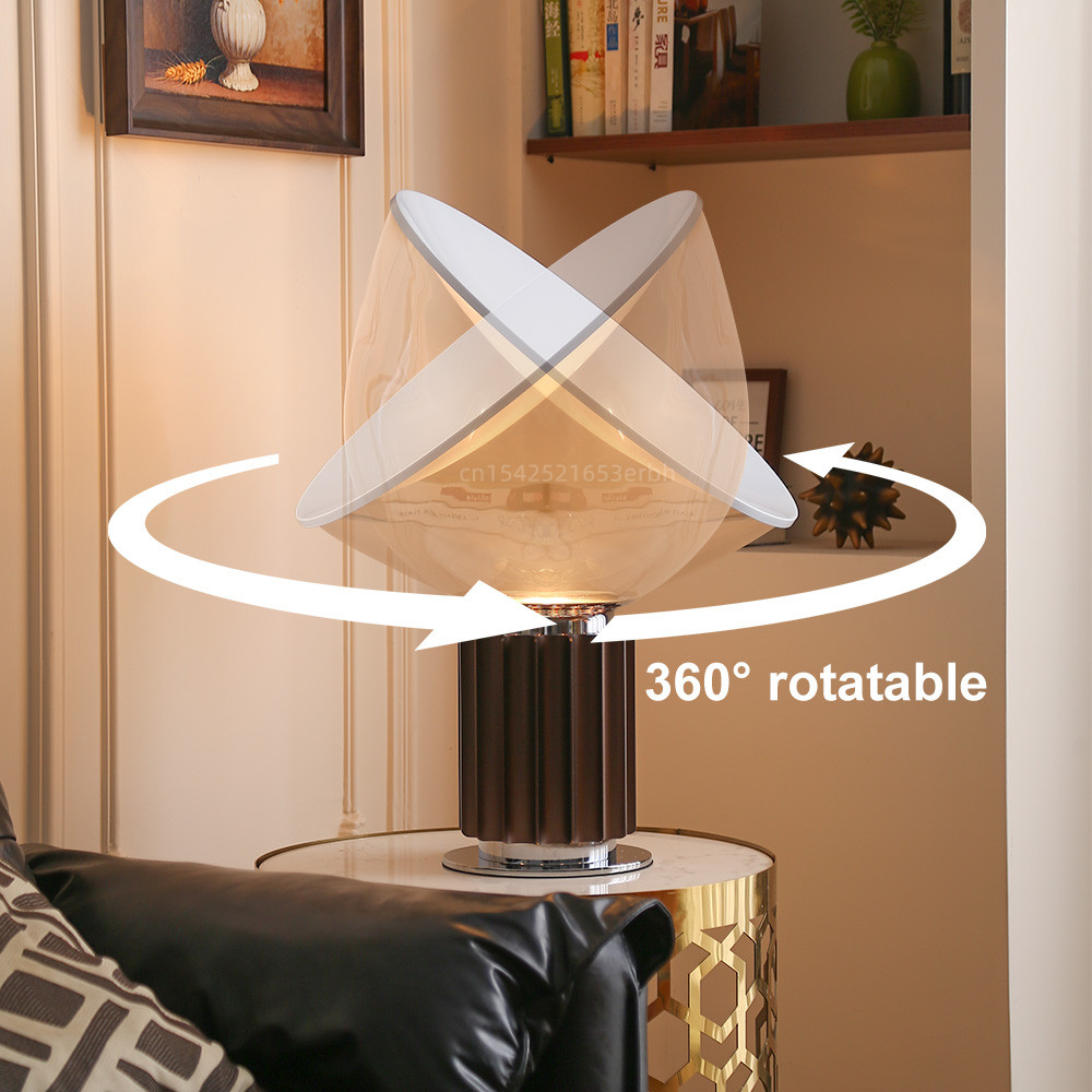 Modern Glass Table Lamp Metal  - Interior Design Remote recension och pris
