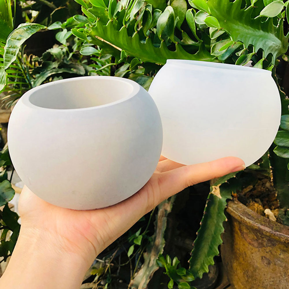 Spherical Flowerpot Silicone M - Ceramic Candle Vessel recension och pris