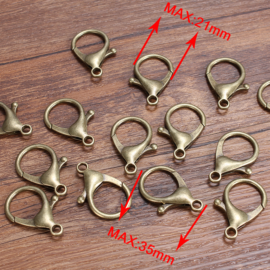 30pcs/lot Large Heart Antique  - Antique Brass Hook recension och pris