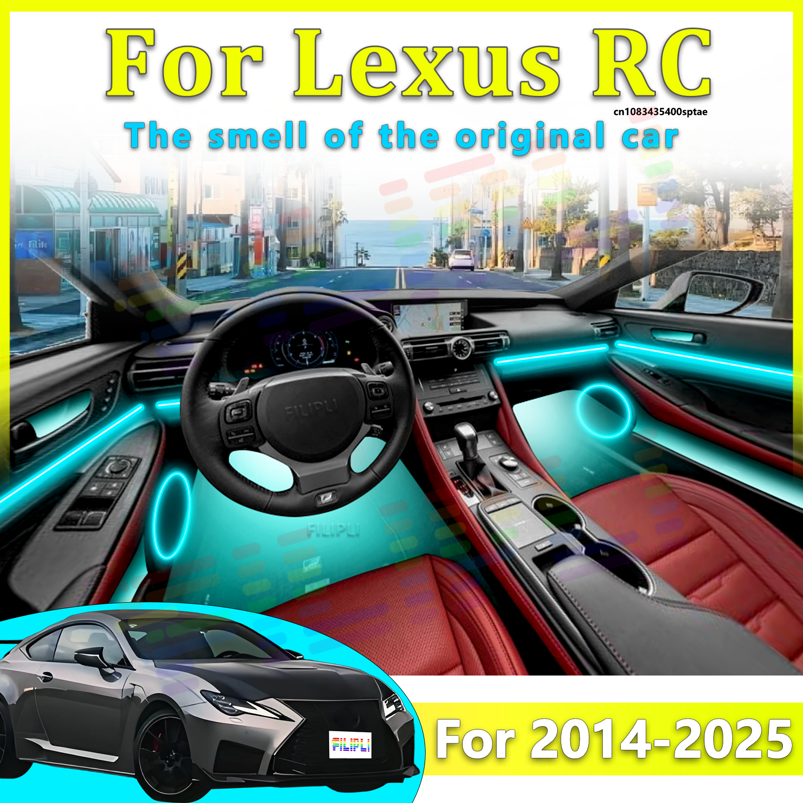 For Lexus RC 2014-2025year Exc - Interior Design Apps recension och pris