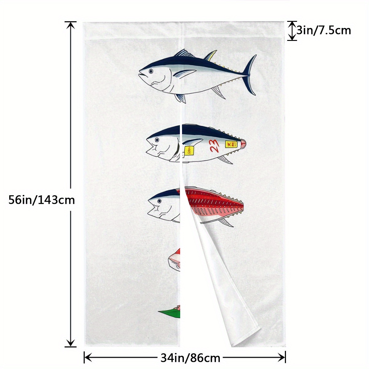 1pc Japanese Door Curtain, Jap - Interior Design Elements recension och pris