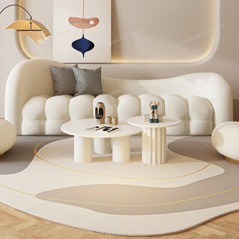White Cream Living Room Sofas  - Interior Design White And Wood recension och pris