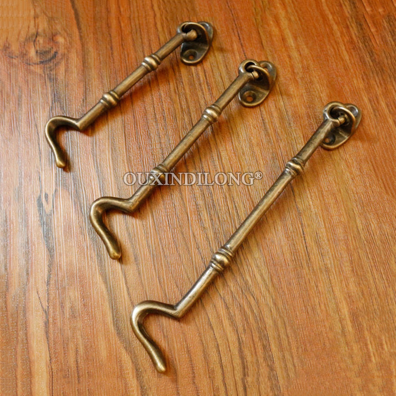 European Antique 10PCS Solid B - Antique Brass Hook recension och pris