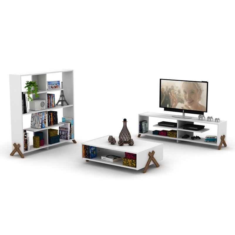 HT Design Kipp Cross Legs Wood - Interior Design White And Wood recension och pris