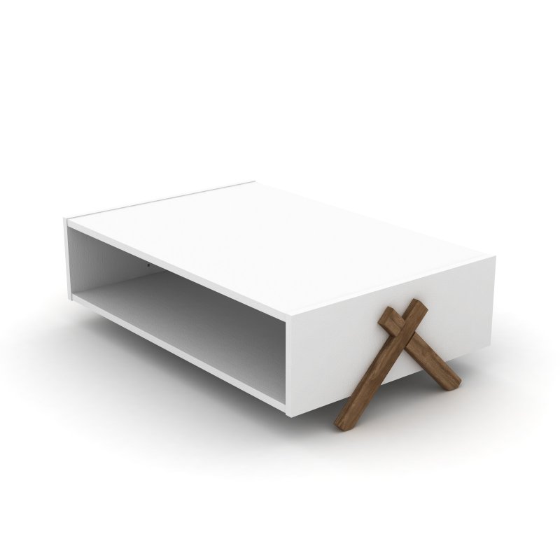 HT Design Kipp Cross Legs Wood - Interior Design White And Wood recension och pris