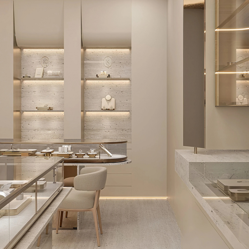 custom.Luxury Jewellery Shop O - Interior Design Retail recension och pris