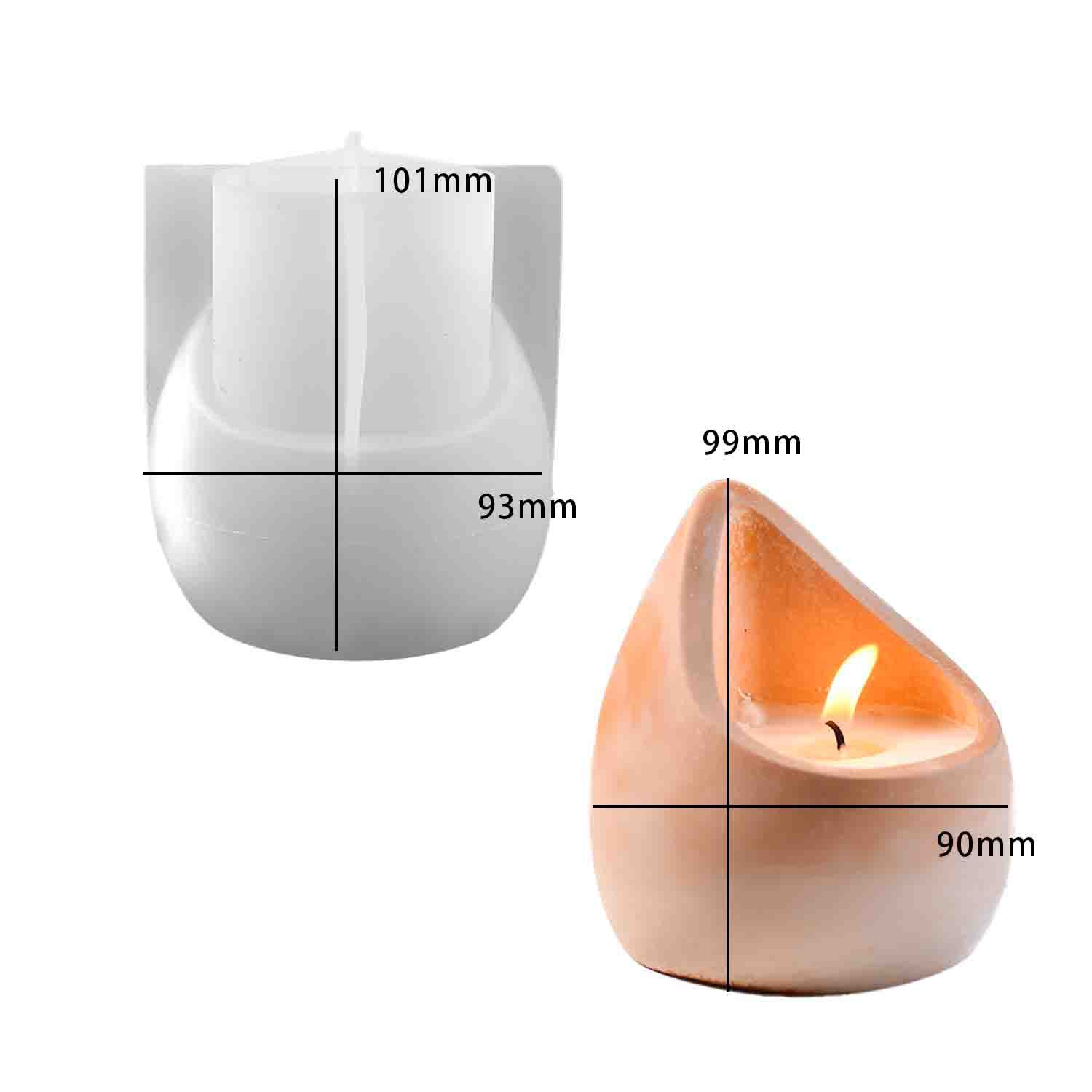 DIY epoxy resin mold water dro - Ceramic Candle Vessel recension och pris