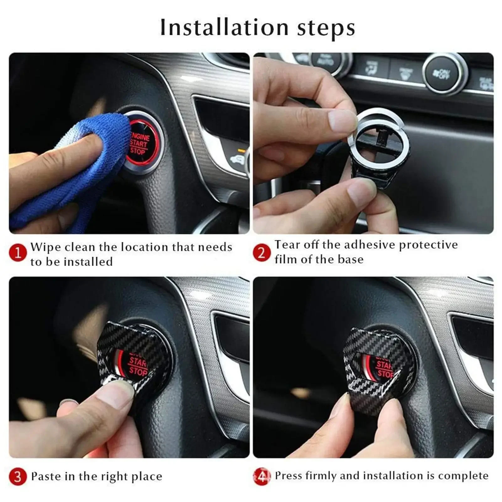 New 1PC Car Engine One-Key Sta - Interior Design Course recension och pris