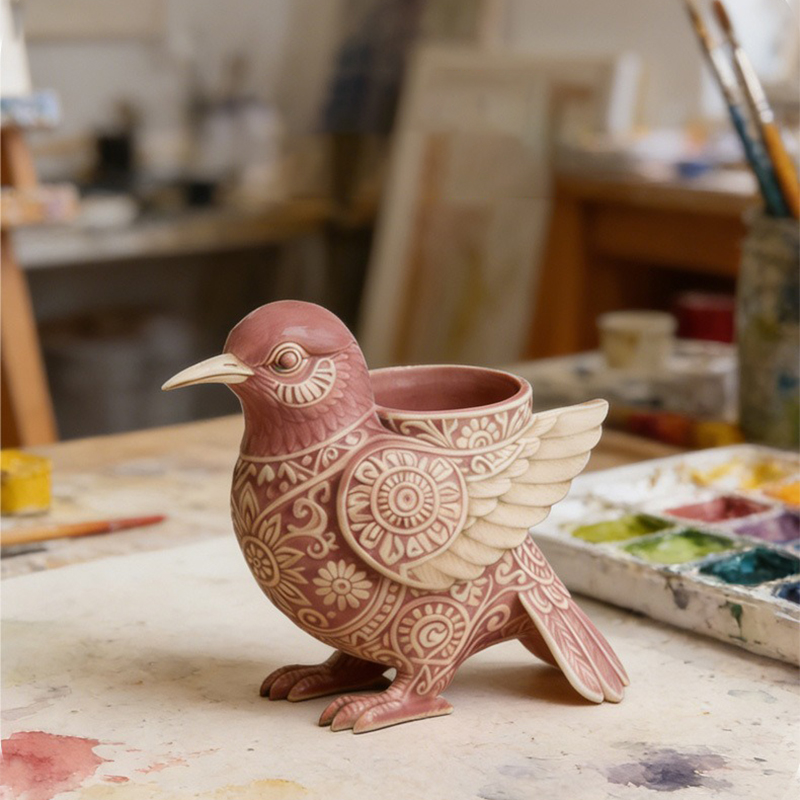 3D Bird Silicone Mold for Ceme - Ceramic Candle Vessel recension och pris