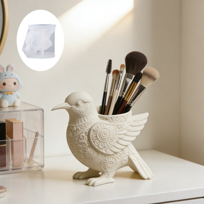 3D Bird Silicone Mold for Ceme - Ceramic Candle Vessel recension och pris