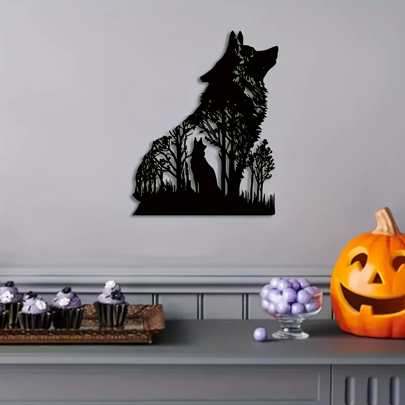 HelloYoung Wolf Decor Black Wo - Interior Design Home recension och pris