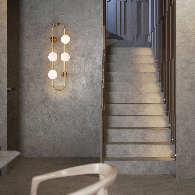 Modern Glass Wall Lights Bedro - Interior Design Elements recension och pris