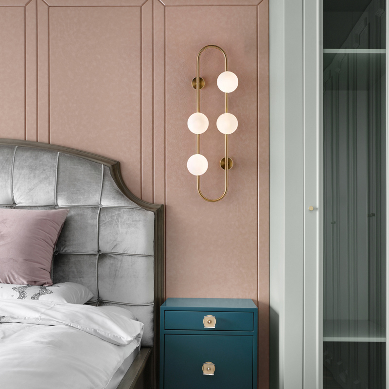 Modern Glass Wall Lights Bedro - Interior Design Elements recension och pris