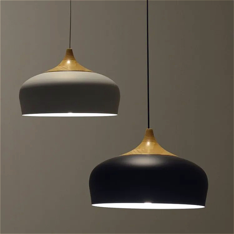 Nordic Aluminum Big Lampshade  - Interior Design White And Wood recension och pris