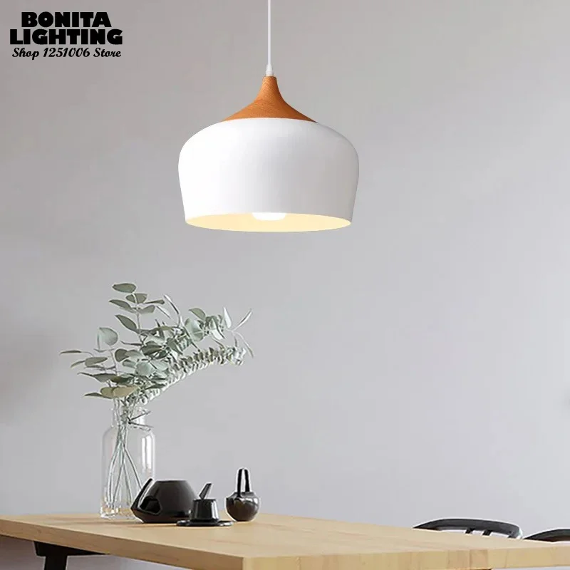 Nordic Aluminum Big Lampshade  - Interior Design White And Wood recension och pris