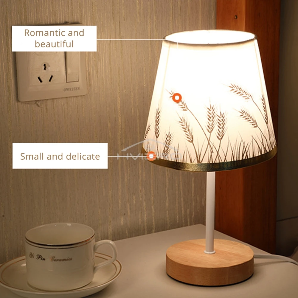 Desk Lamp Fabric Shade Bedroom - Interior Design Elements recension och pris