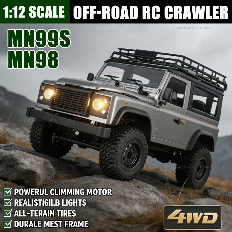 1/12 4WD RC Crawler MN98 MN99s - Interior Design Remote recension och pris