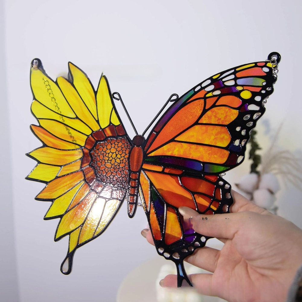 Butterfly Sunflower Window Orn - Interior Design Home recension och pris
