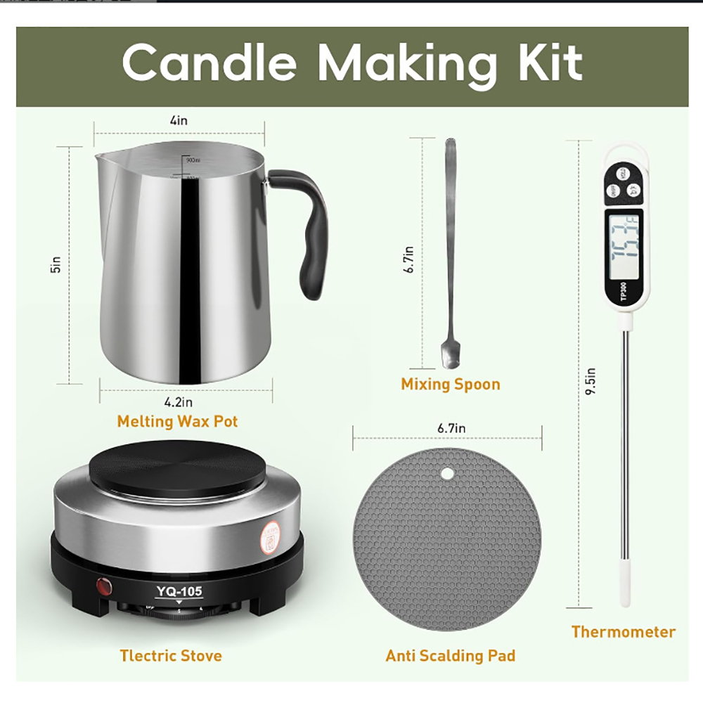 Candle Making Circular Heater  - Ceramic Candle Vessel recension och pris