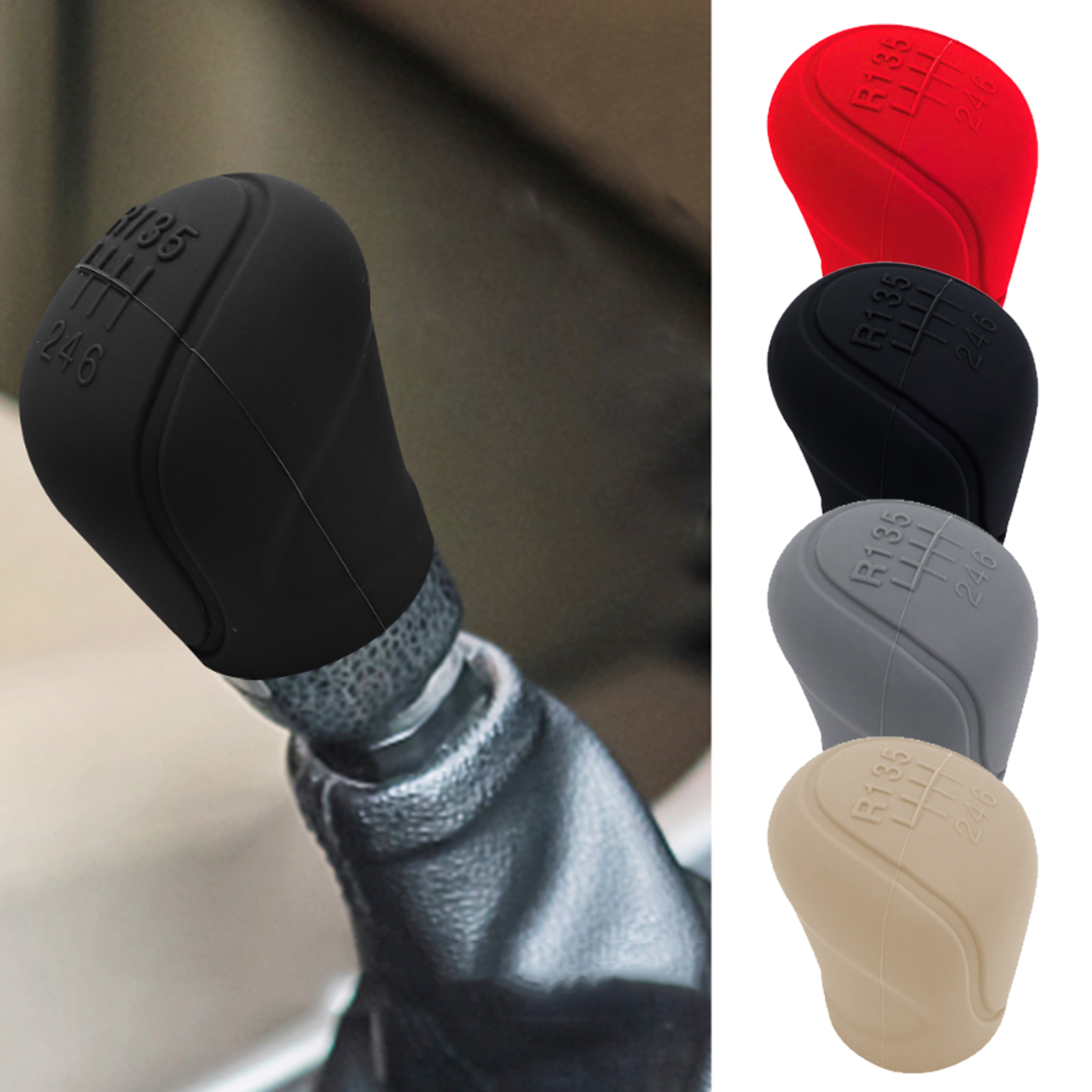 Silicone Car Shift Knob Cover  - Interior Design Course recension och pris