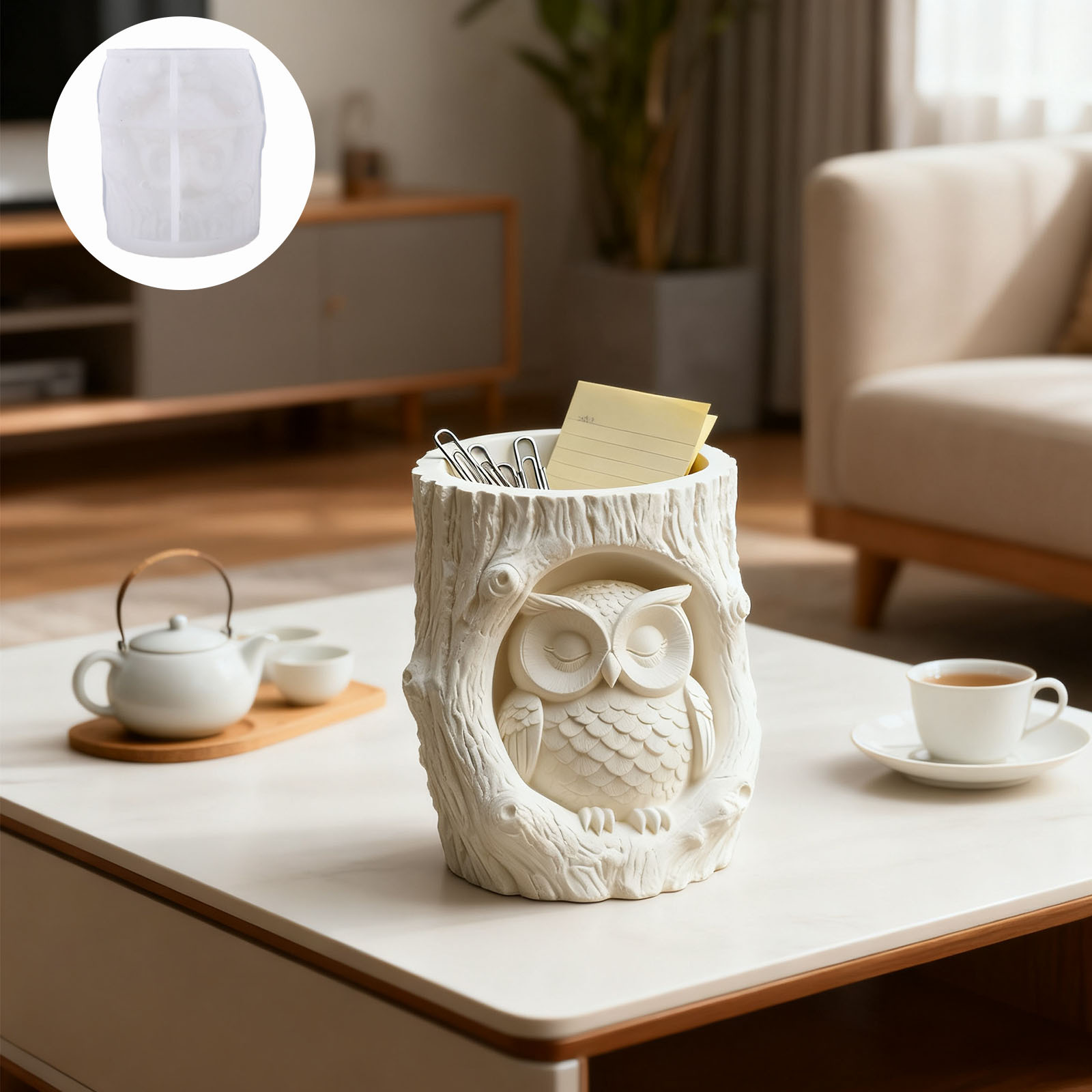 Resin Casting Mold Diy Silicon - Ceramic Candle Vessel recension och pris