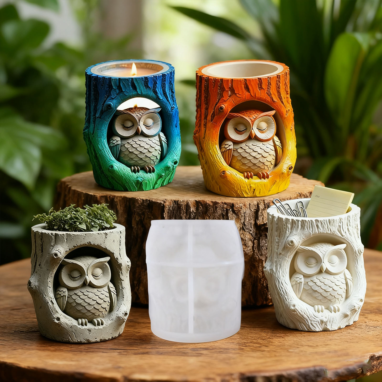 Resin Casting Mold Diy Silicon - Ceramic Candle Vessel recension och pris