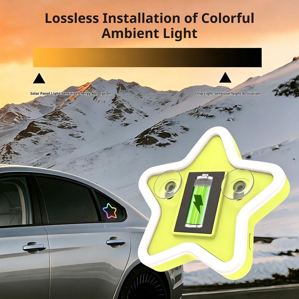 Wireless Solar Star Car Ambien - Interior Design Elements recension och pris