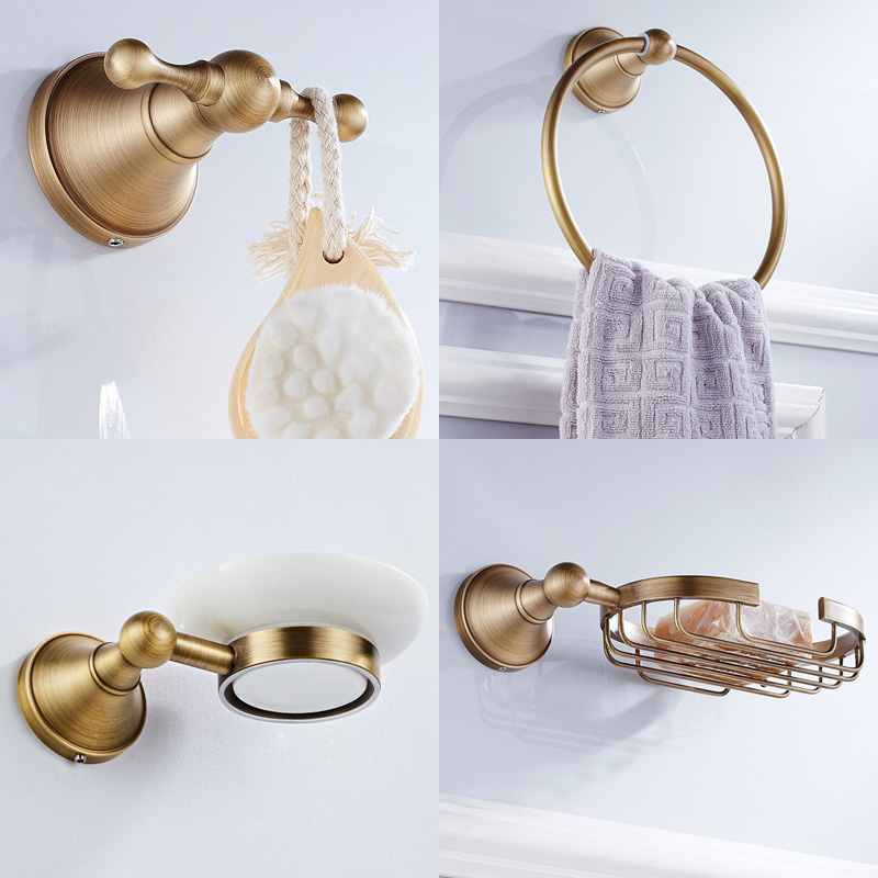 Antique brass plated wall-moun - Antique Brass Hook recension och pris