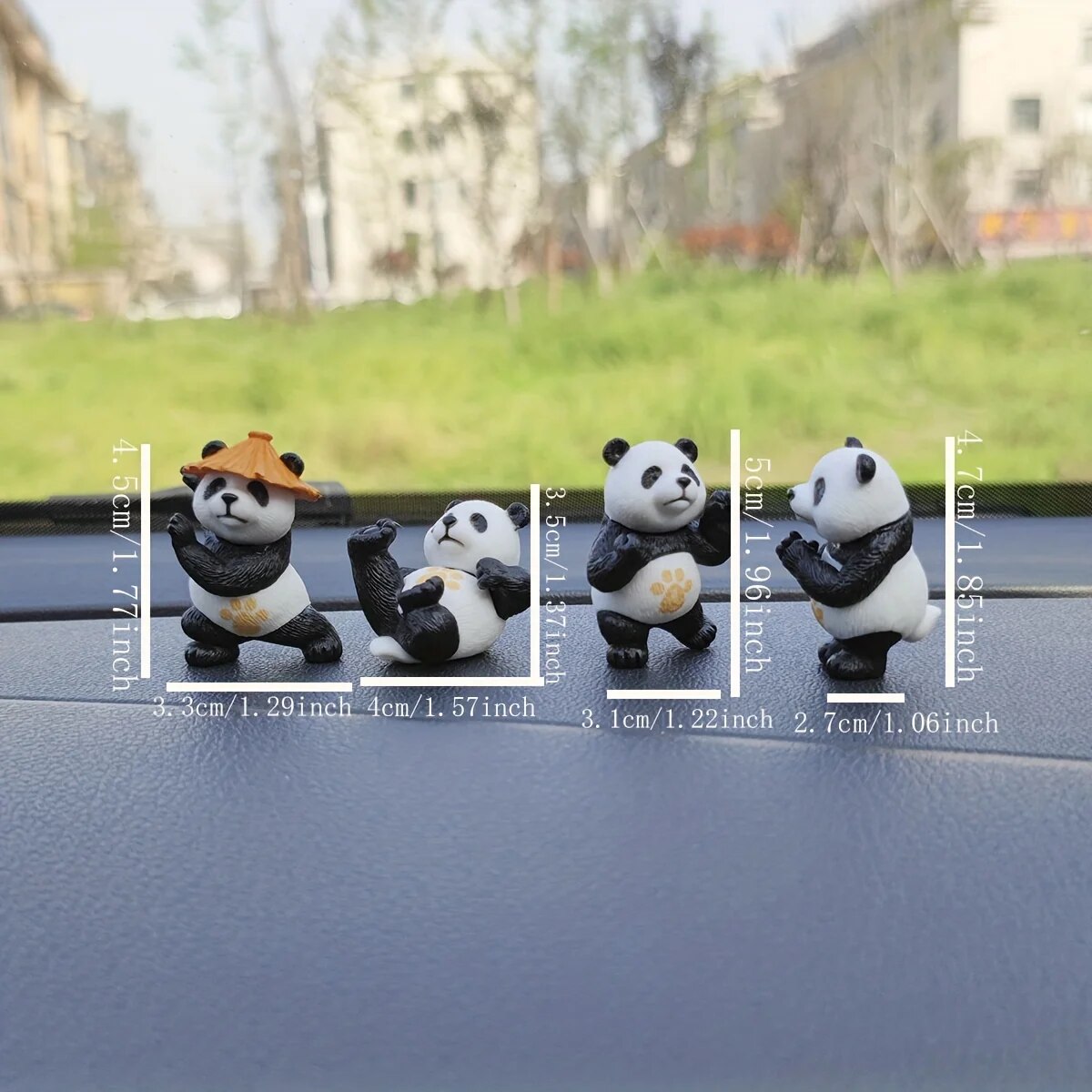 4pcs/set Panda Design Car Orna - Interior Design Course recension och pris