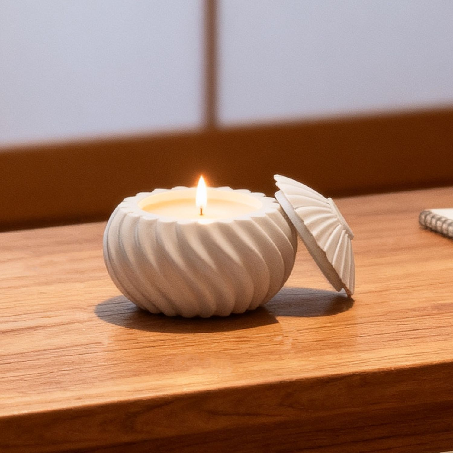 DIY Spiral Pearlescent Candle  - Ceramic Candle Vessel recension och pris