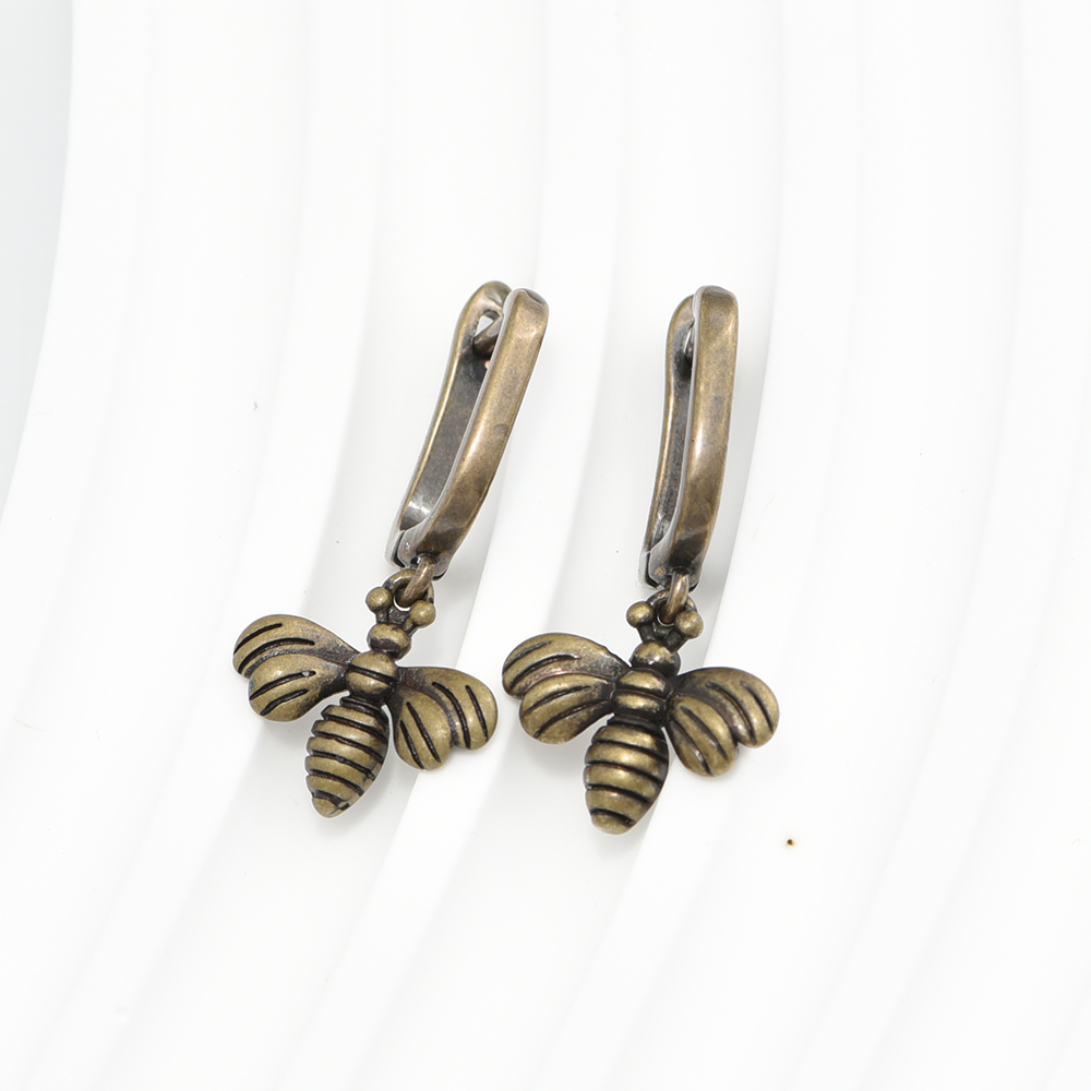 1 Pair NEW Earring Clasps Hook - Antique Brass Hook recension och pris