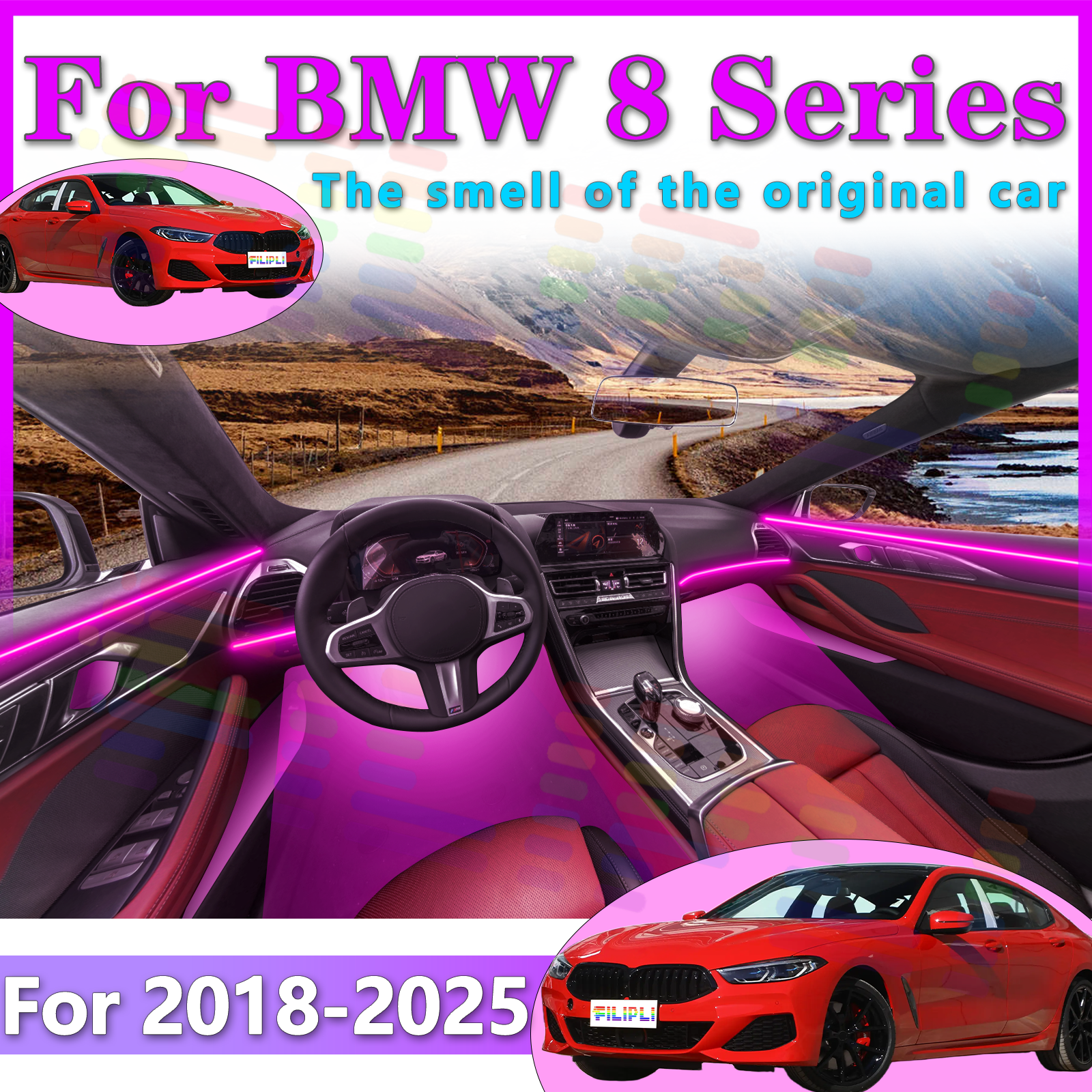 For BMW 8 series G14 G15 G16 T - Interior Design Apps recension och pris