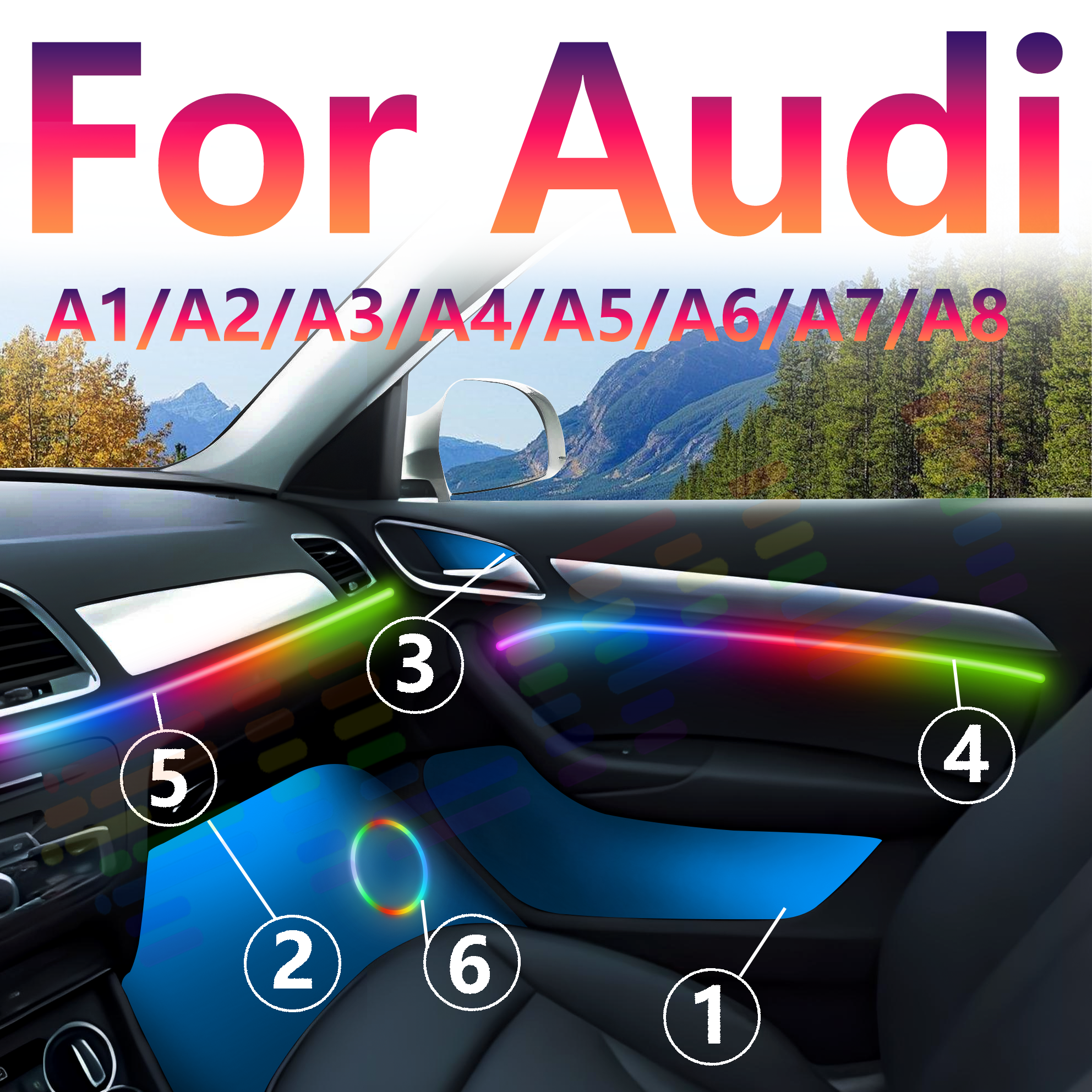 Interior LED Light For Audi A1 - Interior Design Apps recension och pris