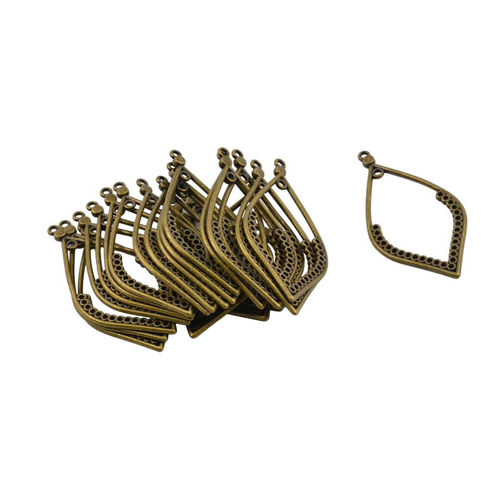 20 Pics Alloy Vintage Chandeli - Antique Brass Hook recension och pris
