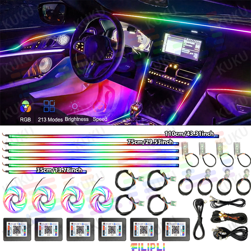 6 in 1 Exclusive Car LED Inter - Interior Design Apps recension och pris