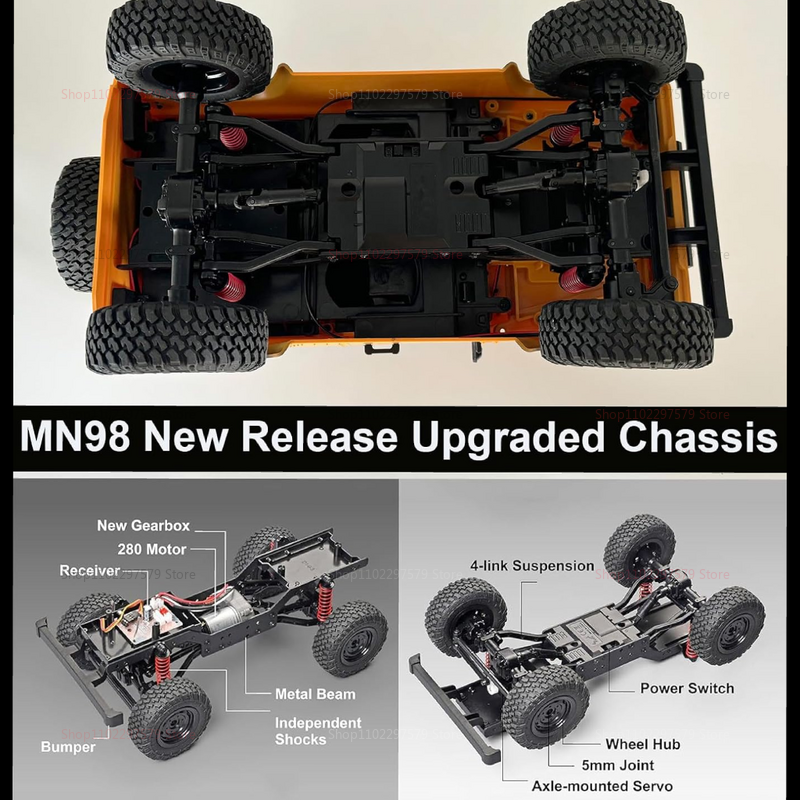New 1:12 Scale RC Cars MN99s M - Interior Design Remote recension och pris