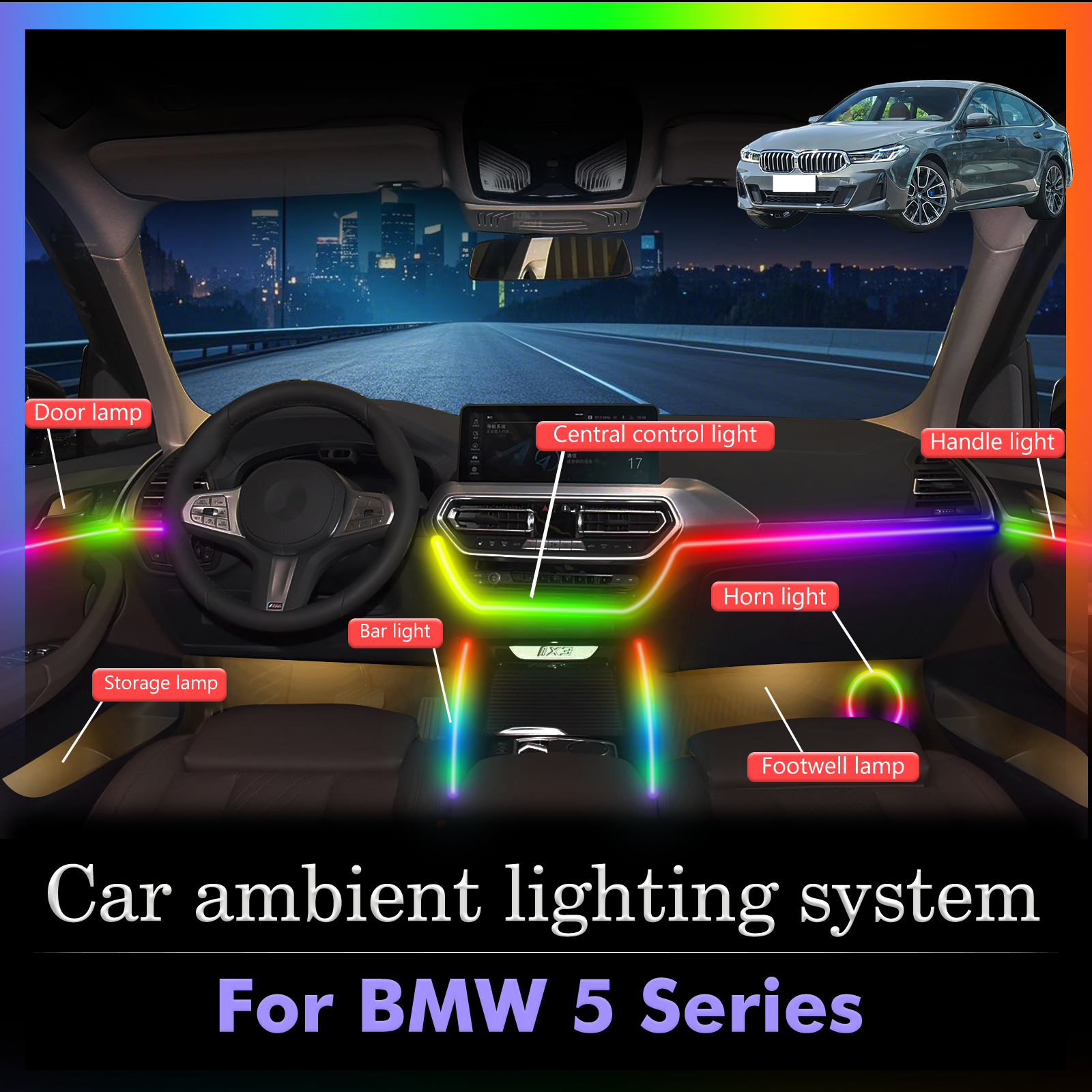 6 in1 For BMW 5 Series Exclusi - Interior Design Apps recension och pris